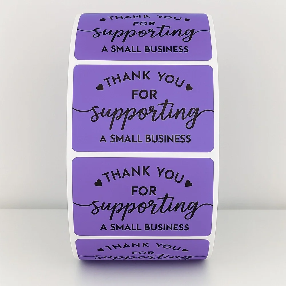 Customer Appreciation Stickers - Small Business Packaging Seals sticker label